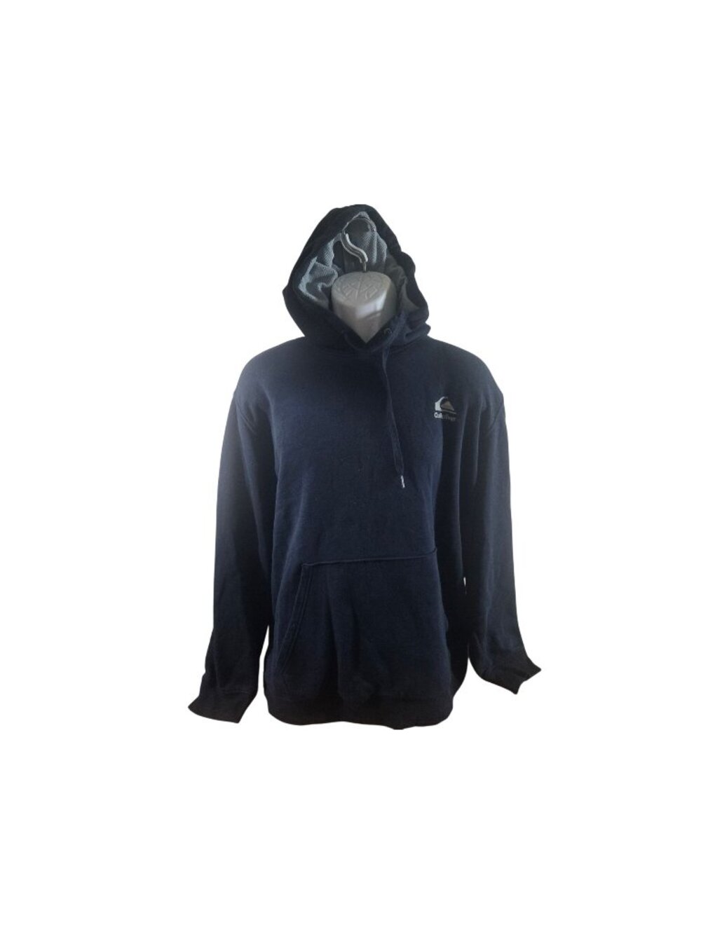 Quiksilver Mens Navy Hoodie XXL "1969 A Touch Of Paradise" Graphic Back Logo Fro